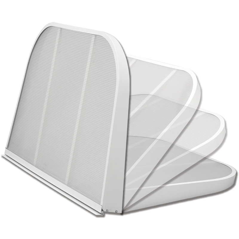 Monarch White Thermal Hinge Cover 